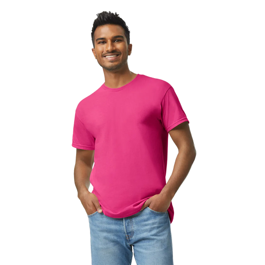 GILDAN 5000 - HEAVY COTTON - COLOR ROSA TROPICAL